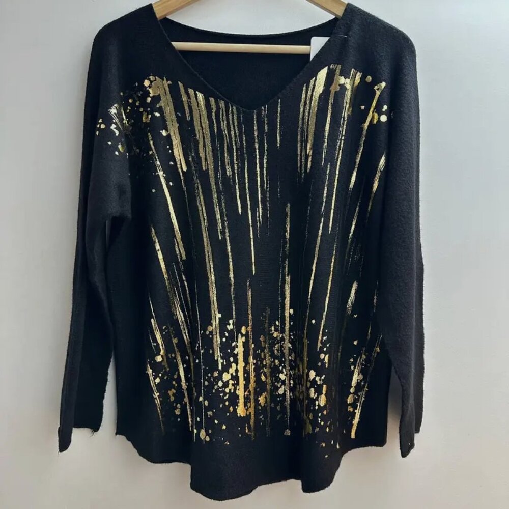 Divine Loraine V Neck Sweater